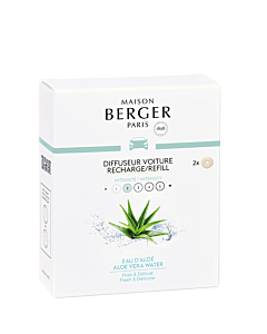 Maison Berger Set of 2 Aloe Vera Water Car Diffuser Refills